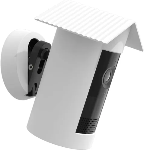 Vista 8 de HOLACA Funda protectora de silicona para R-ing Outdoor Cam Plus, batería - Funda protectora antiarañazos para una protección completa (negro)