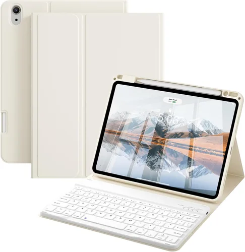 Vista 18 de kenke Funda para iPad de 9ª/8ª/7ª generación con teclado de 10.2 pulgadas Gris
