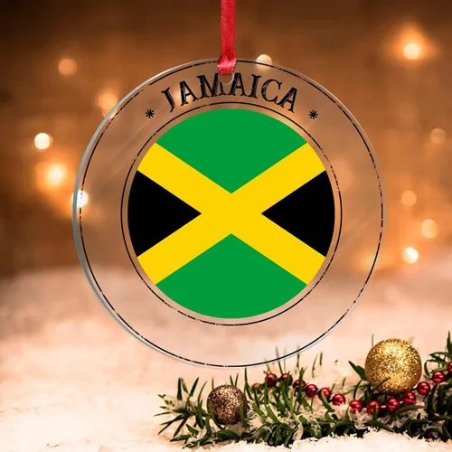 Vista 32 de Bandera de Hungría, adornos para árbol de Navidad, bandera nacional de Hungría, decoración de Navidad, adorno acrílico, recuerdo de Navidad, amantes