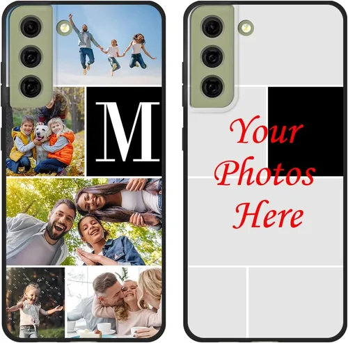 Vista 11 de Funda de teléfono personalizada para Samsung Galaxy S21 FE 5G (no compatible con Galaxy S20 FE), funda protectora suave de TPU antiarañazos, regalo