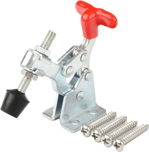 Vista 21 de Utoolmart Herramienta de mano abrazadera de palanca vertical GH-101-B Abrazadera de liberación rápida 220.5 lbs Capacidad de retención 1 PC