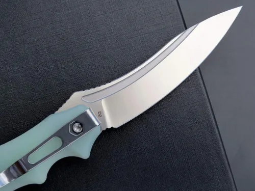 Vista 4 de Eafengrow EF951 Cuchillo plegable, hoja D2 y mango G10 con bloqueo de forro de rodamiento de bolas, cuchillo de bolsillo EDC para supervivencia