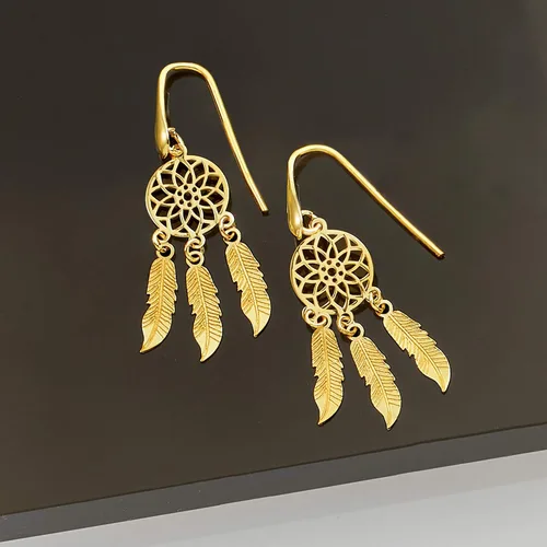 Vista 4 de Ross-Simons Aretes de oro amarillo italiano de 14 quilates, Oro amarillo, no conocido