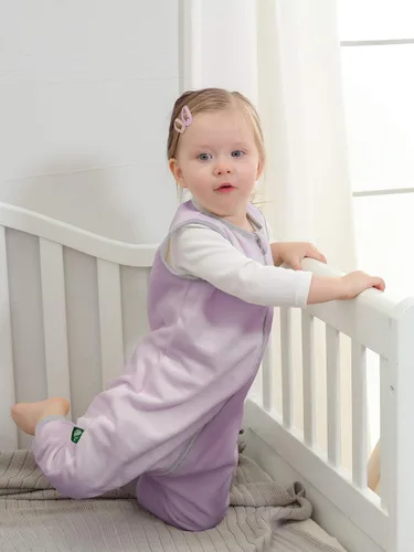 Vista 3 de Saco de dormir para bebé de invierno cálido con piernas para caminar con piernas, pijamas para bebés de 6 meses a 4 años