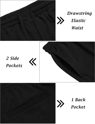 Vista 6 de COOFANDY Conjunto deportivo de 2 piezas con capucha para hombre, manga corta, casual, deportivo, con capucha y pantalones cortos