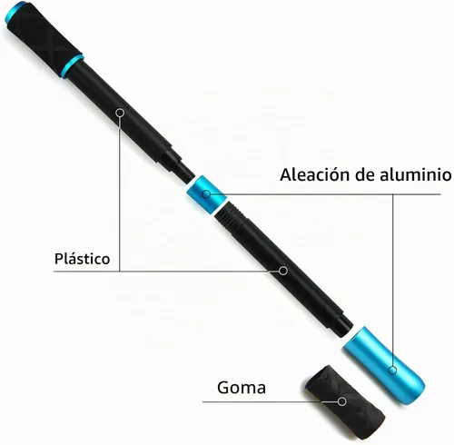 Vista 2 de Penspinning Bolígrafos Mods Spinning Mods Spin Light Stick para principiantes, negro y azul