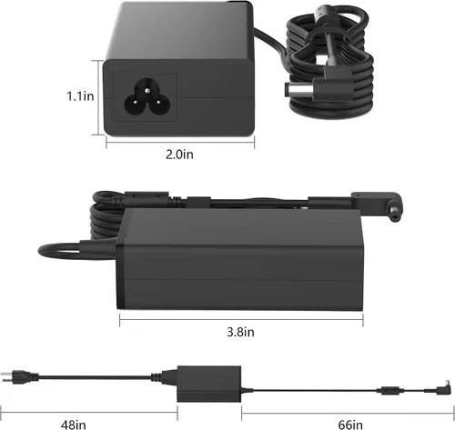 Vista 9 de Cargador para portátil N19C3 65W 45W 0.2x0.1 in compatible con Acer Aspire