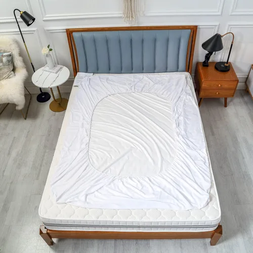 Vista 7 de Protector de colchón impermeable para litera de RV de 30 x 75 pulgadas para cama individual estrecha o colchón de caravana, suave y silencioso