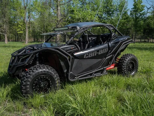 Vista 2 de SuperATV Paneles de inserción de aluminio resistente para puertas inferiores compatibles con Can Am Maverick X3 (2017+), See Fitment, extra