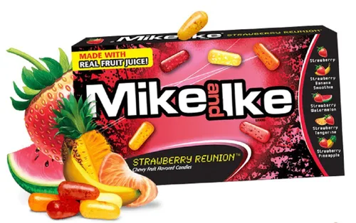Vista 5 de Mike and Ike Candy, Mega Mix Sour, caja de teatro de 5 onzas, paquete de 12