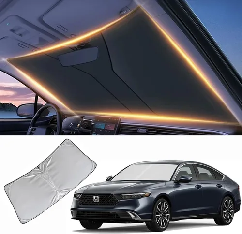 Vista 15 de Parasol para parabrisas delantero, protector de visera, accesorios para automóvil