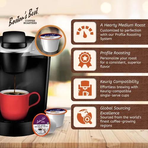 Vista 4 de Boston's Best Assorted Variety Blends - Café K-Cup de una sola porción, 80 unidades (compatible con cafeteras Keurig 2.0)