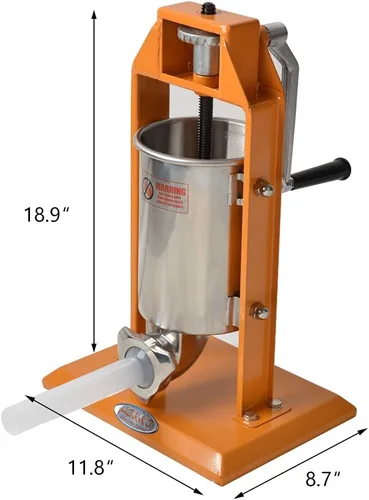 Vista 6 de Hakka - Embutidor de salchichas y máquina vertical de salchichas (7 libras/3 L)