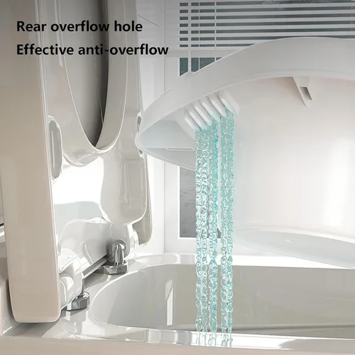 Vista 7 de Baño eléctrico para asiento de inodoro, hemorroides, cuidado posparto, baño de sentado, bañera de sales para mujeres y hombres, para baño, baño