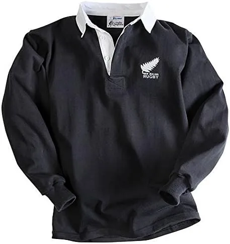 Vista 2 de Nueva Zelanda Old Style Rugby Jersey