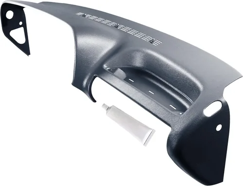 Vista 12 de DashSkin Cubierta para salpicadero compatible con SUV y camionetas GM 95-96 en color negro, tapa de plástico moldeado duro para salpicadero