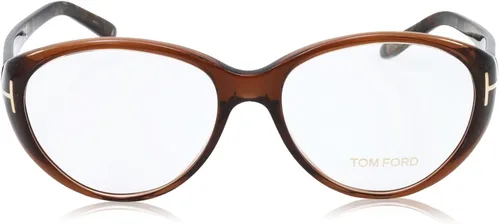 Vista 2 de Tom Ford Gafas de diseñador para mujer, marrón oscuro, Marrón