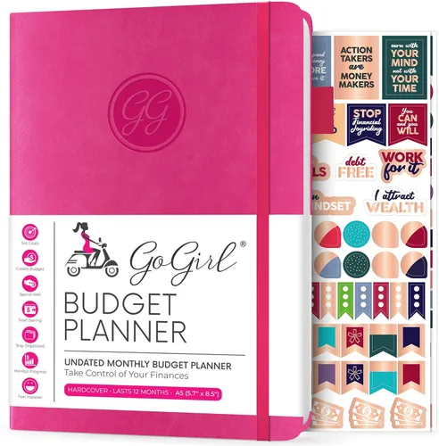 Vista 17 de GoGirl Planificador de Presupuesto – Organizador Mensual de Planificación Financiera, Libro de Presupuesto. Cuaderno de Seguimiento de Gastos, Negro