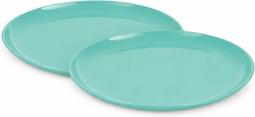 Vista 20 de Mintra Home - Platos reutilizables para servir (azul, cuadrado, 2 unidades (14 pulgadas)