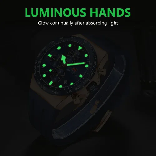 Vista 5 de AIMES Watch for Men Sport Military Waterproof Chronograph Mens Watches Analog Quartz Big Face Classic Stylish Fashion Casual Designer Business Work