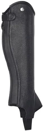Vista 2 de Dover Saddlery Medias Chapas de cuero para mujer, Color Marrón, Tamaño Sm-Short