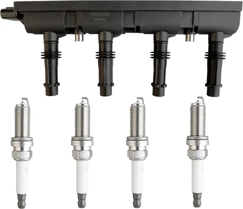 Vista 10 de Juego de 4 bobinas de encendido UF316 90919-02240 y 4 bujías de iridio compatibles con Scion Toyota XA XB Yaris Echo Prius Camry - L4 1.5L