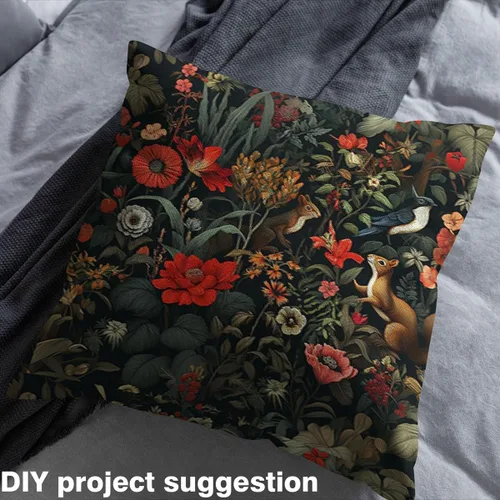 Vista 4 de Feelyou Tela de Flores Groovy por Yarda 1 Yarda Niños Retro Floral Boho Tela de Tapicería para Sillas para Niños Niñas Adolescentes Años 70 Hippie