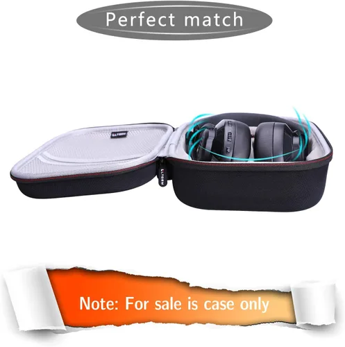 Vista 4 de LTGEM Funda rígida para auriculares JBL Quantum 100/300/400/610 con cable sobre la oreja Compatible con audífonos JBL Quantum