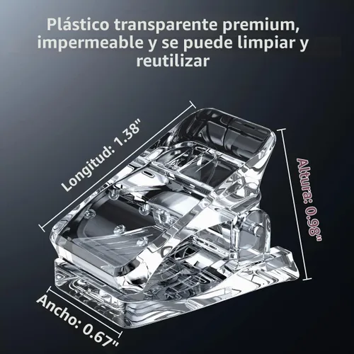 Vista 4 de Beloving 10 clips para puntas de uñas, gel de extensión de uñas de construcción rápida para kit de uñas postizas y herramientas de manicura de doble