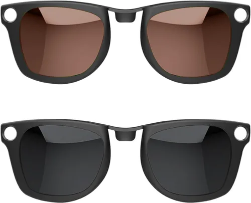 Vista 10 de 2 clips polarizados para Ray-Ban Meta Wayfarer y Gen 2 (RW4006/RW4012, talla M, 50-22), clip de cambio de color para protección UV Meta Wayfarer Gen