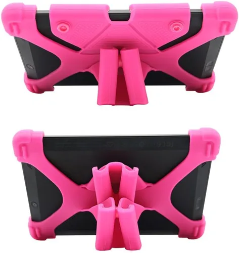 Vista 2 de CHINFAI Funda universal para tablet de 8 pulgadas, funda protectora de silicona de 7.9 a 9 pulgadas para Galaxy Tab 4/A/S2/E 8.0, F i r e HD 8/HDX