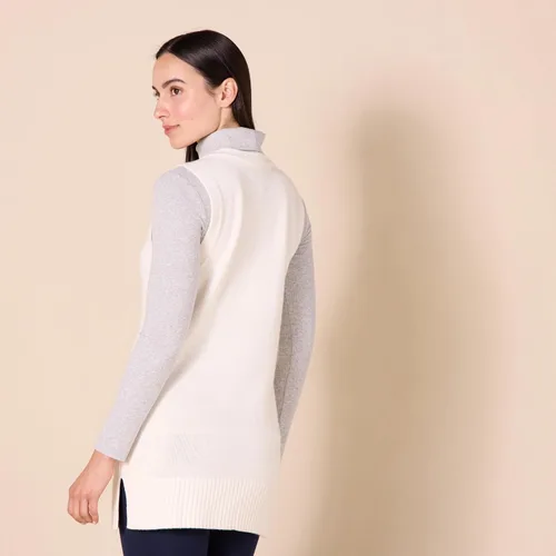 Vista 3 de Tienda Essentials Chaleco de suéter ultra suave para mujer (anteriormente ritual diario)