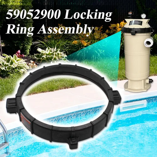 Vista 2 de 59052900 Conjunto de anillo de bloqueo compatible con filtros Clean & Clear, Warrior, Easy Clean y Clean & Clear Predator para piscina y spa