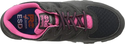 Vista 3 de TIMBERLAND PRO Powertrain SD, negro/rosa, para mujer, punta de aleación, baja casual