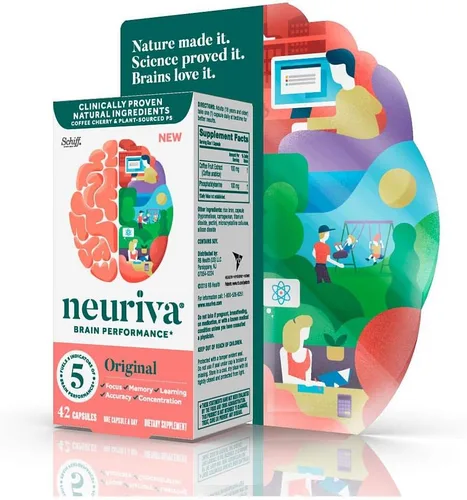 Vista 2 de Neuriva Brain Supplement Original, 42 Cápsulas