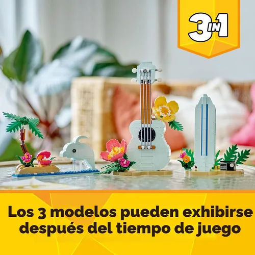 Vista 6 de LEGO Creator 3 en 1 31156 - Ukulele Tropical