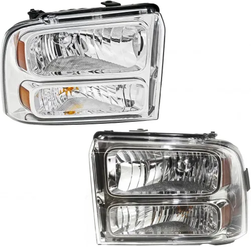 Vista 7 de KarParts360 Para Ford F-350 Super Duty Faro Asamblea 2004 2005 2006 2007 lado del conductor w/bombillas sustituye a FO2502217