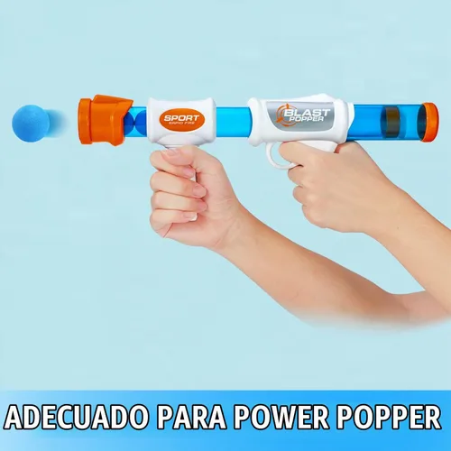 Vista 3 de 48 bolas de recambio para reventar, bolas de espuma suave de 1.2 pulgadas, color azul claro para recambios de burbujas