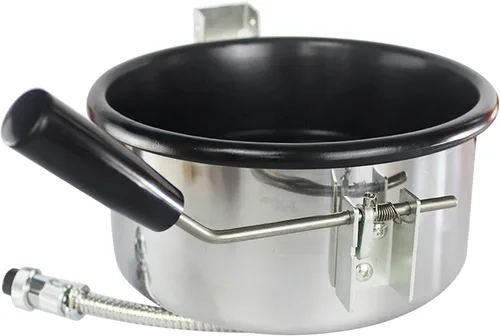 Vista 3 de Nostalgia - Máquina eléctrica de palomitas de maíz de 8 onzas, máquina de palomitas de maíz antiquemaduras, fácil de limpiar, para noches de cine