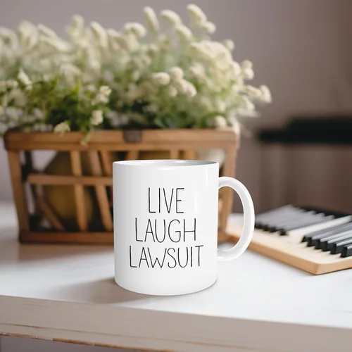 Vista 4 de OFlich Divertidos regalos de abogados taza de café para mujeres y hombres, regalos paralegales para estudiantes de derecho para mujeres abogadas
