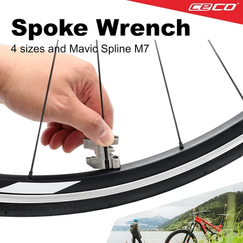 Vista 5 de CECO USA - Herramienta de bicicleta de 20 funciones con rompedor de cadena, multiherramienta para bicicleta, resistente, tamaño de bolsillo