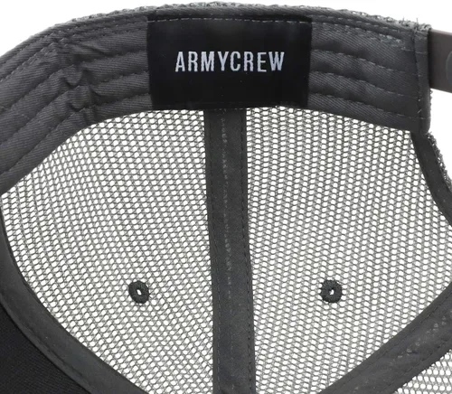 Vista 3 de Armycrew Gorra grande XXL en blanco Flatbill Mesh Snapback