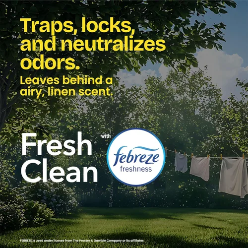 Vista 3 de Glad ForceFlex MaxStrength Bolsas de basura para cocina, 13 galones, Febreze Fresh Clean, 34 unidades (el paquete puede variar)