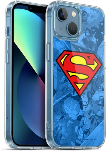 Vista 35 de Head Case Designs Funda de gel con licencia oficial de Superman DC Comics Collage Comicbook Art [protección de grado militar] compatible con Apple