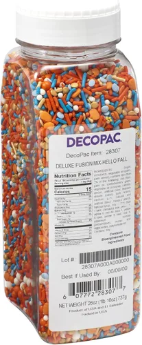 Vista 25 de DECOPAC Bloom Sweet Bloom Deluxe Fusion Mix, 26 onzas, chispas de caramelo elegantes en recipiente portátil, chispas comestibles para pasteles