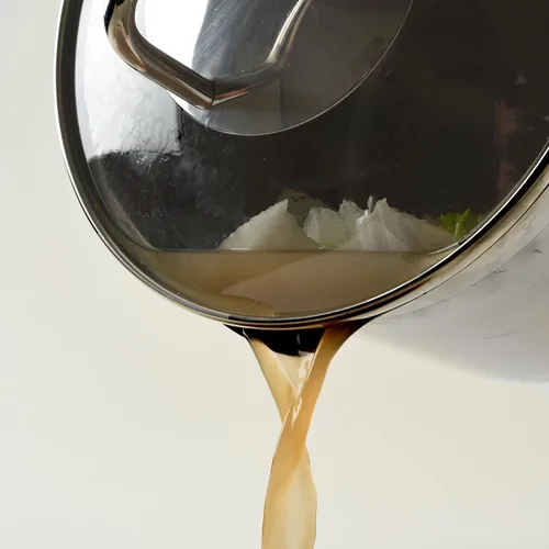 Vista 4 de Norpro Olla múltiple de 8 tazas con tapa de colado 19 litros plata