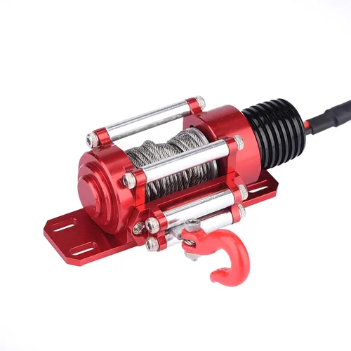 Vista 9 de Tbest Crawler, con controlador de cabrestante, coche RC escala 1/10, accesorio de vehículo modelo, para entusiastas de todo terreno y aficionados