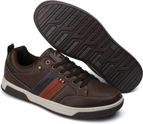Vista 3 de AX BOXING Zapatos casuales para hombre, zapatillas de moda, transpirables, cómodas, para caminar