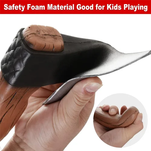 Vista 4 de PARTYGEARS Juguetes de seguridad, hacha de batalla de espuma de poliuretano para niños, especialmente diseñados para niños con armas de seguridad