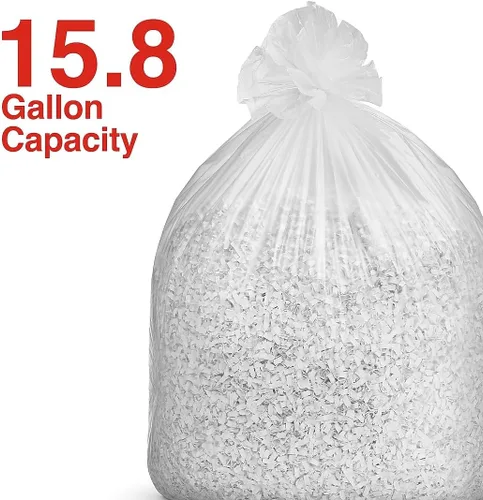 Vista 3 de Tru Red Bolsas para trituradoras, bolsas trituradoras de papel para el hogar y la oficina, 15.8 galones, paquete de 100